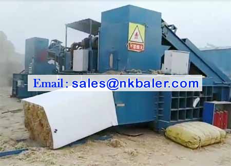 Bagging Baler Machine For Compressing Leaf